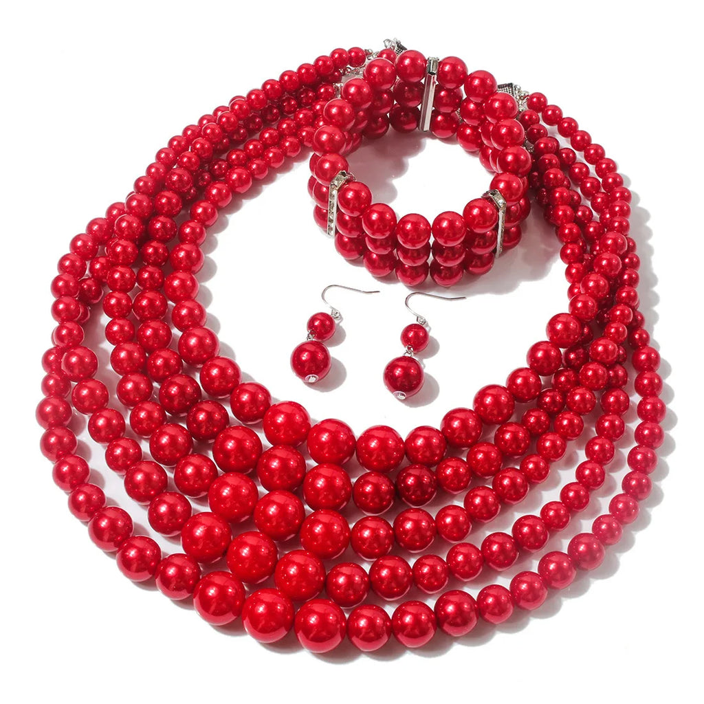 Eternal Glow Necklace, Bracelet, & Earrings Set - 5 colors - hello baabs 