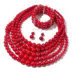 Eternal Glow Necklace, Bracelet, & Earrings Set - 5 colors - hello baabs 