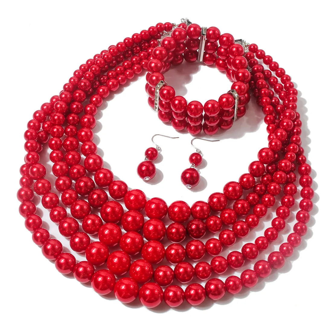 Eternal Glow Necklace, Bracelet, & Earrings Set - 5 colors - hello baabs 