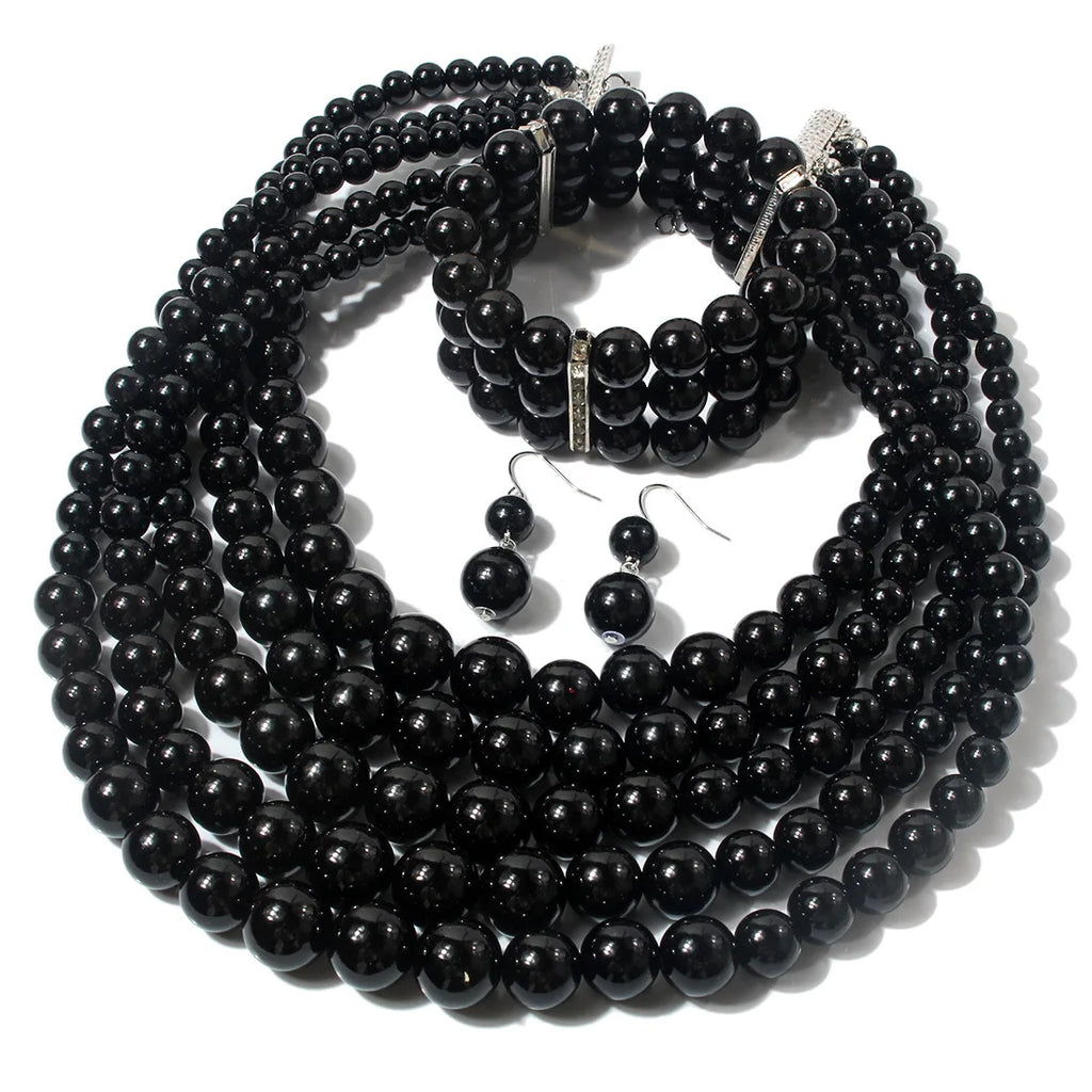 Eternal Glow Necklace, Bracelet, & Earrings Set - 5 colors - hello baabs 