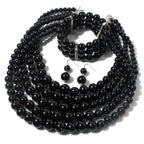 Eternal Glow Necklace, Bracelet, & Earrings Set - 5 colors - hello baabs 