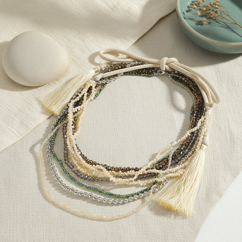 Everyday Elegance Beaded Necklace - Hello Baabs