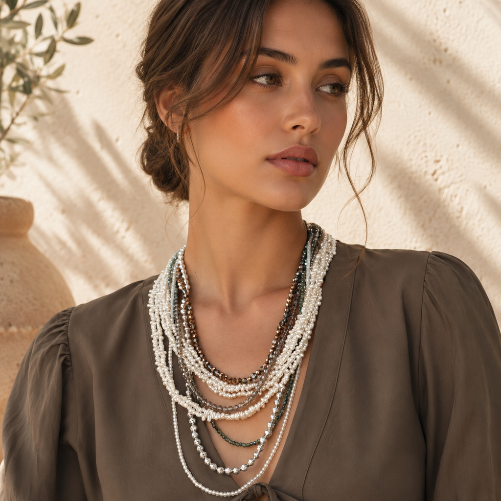 Everyday Elegance Beaded Necklace - Hello Baabs