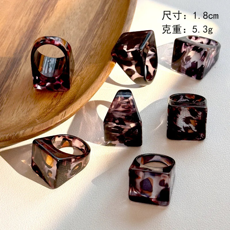 Feline Frenzy Rings (size 8) - 5 variants - hello baabs 