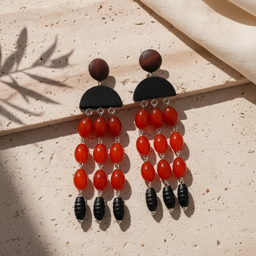 Festival Fringe Earrings - Hello Baabs