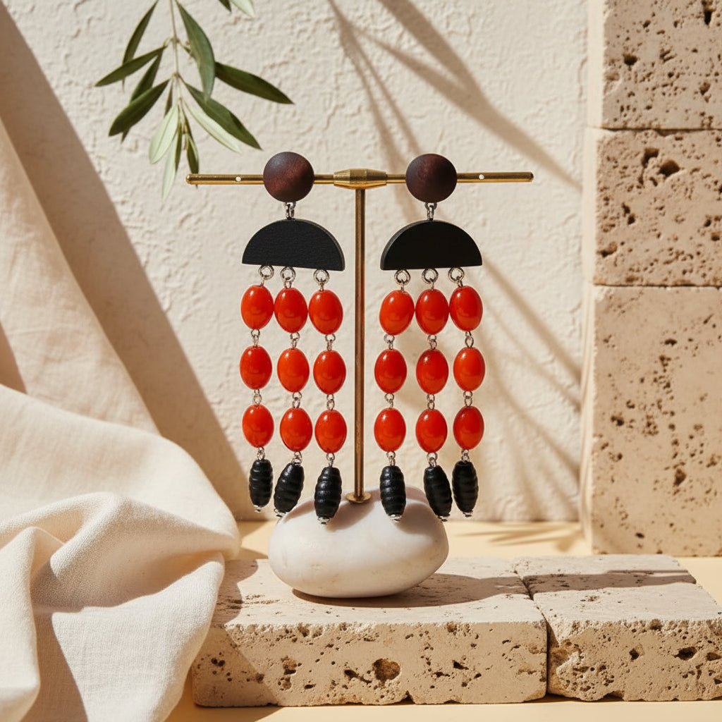 Festival Fringe Earrings - Hello Baabs