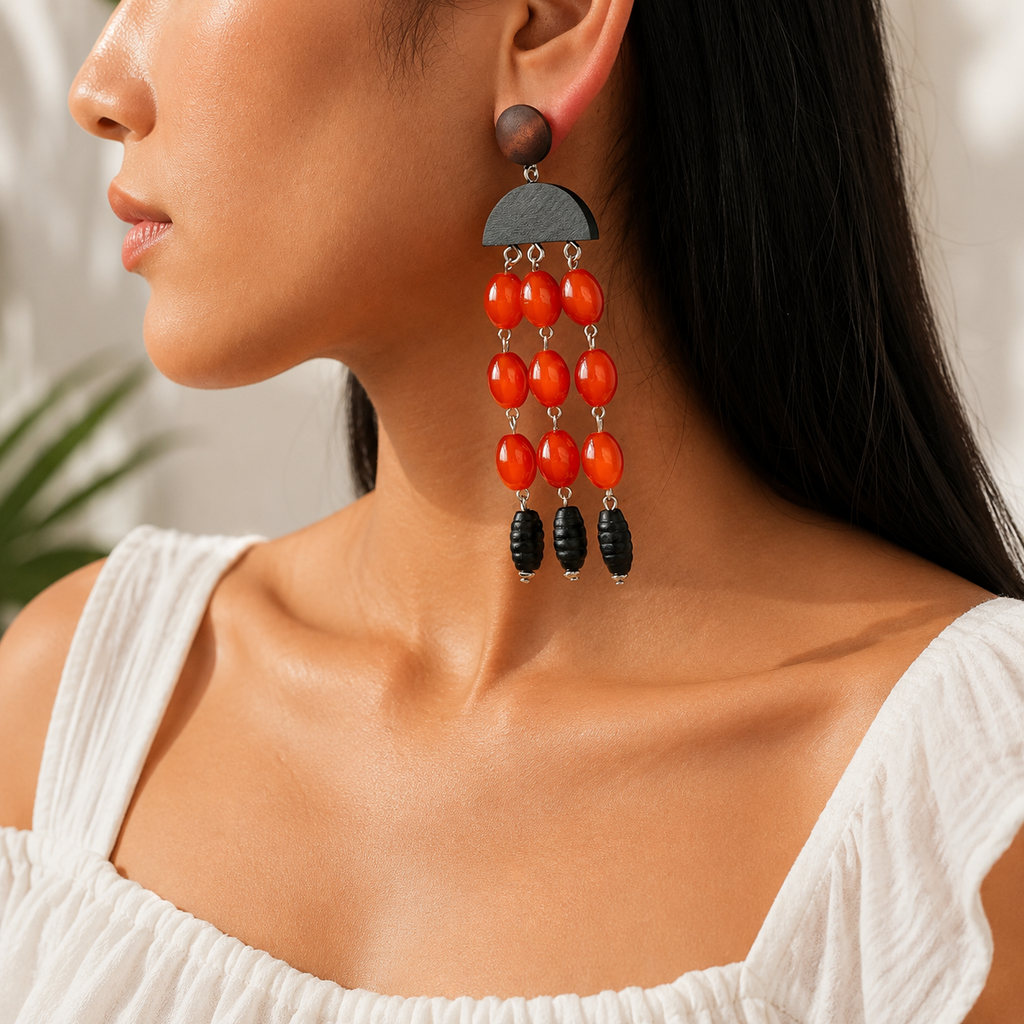 Festival Fringe Earrings - Hello Baabs