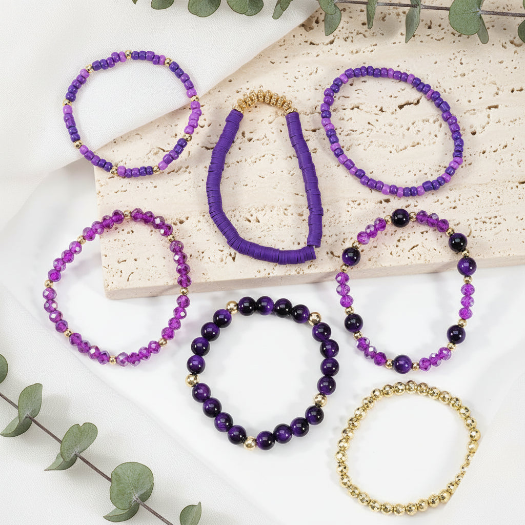 Festival Fusion Bracelet 7pc Set - 6 colors - Hello Baabs