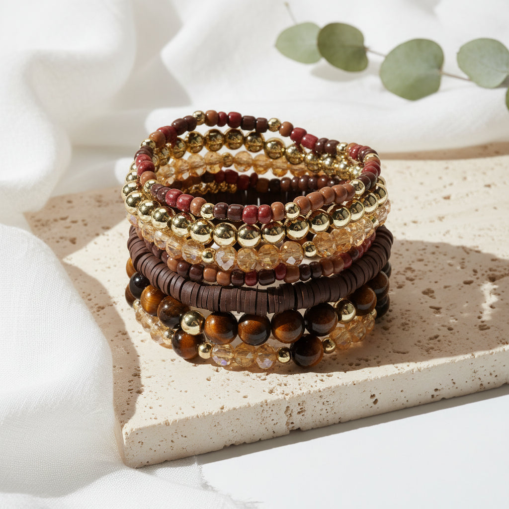 Festival Fusion Bracelet 7pc Set - 6 colors - Hello Baabs