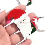 Festive Claus Pin - 2 variants - Hello Baabs