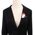 Festive Claus Pin - 2 variants - Hello Baabs