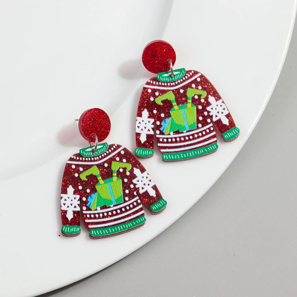 Festive Sweater Earrings - 3 variants - Hello Baabs LLC 