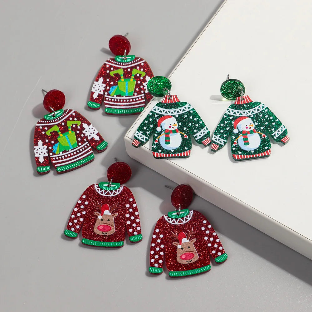 Festive Sweater Earrings - 3 variants - hello baabs 