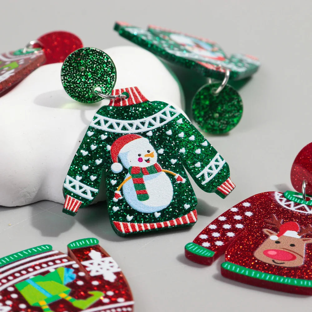 Festive Sweater Earrings - 3 variants - hello baabs 