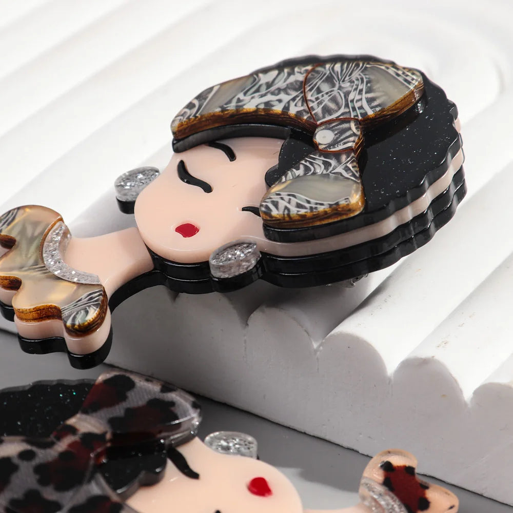 Fierce Femme Bow Brooch - 2 colors - Hello Baabs LLC 