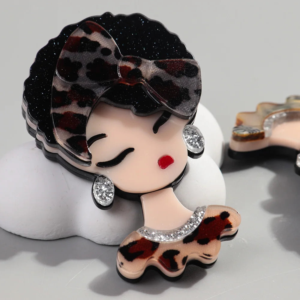 Fierce Femme Bow Brooch - 2 colors - Hello Baabs LLC 