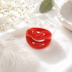 Fierce Lips Ring (size 7) - 7 colors - Hello Baabs