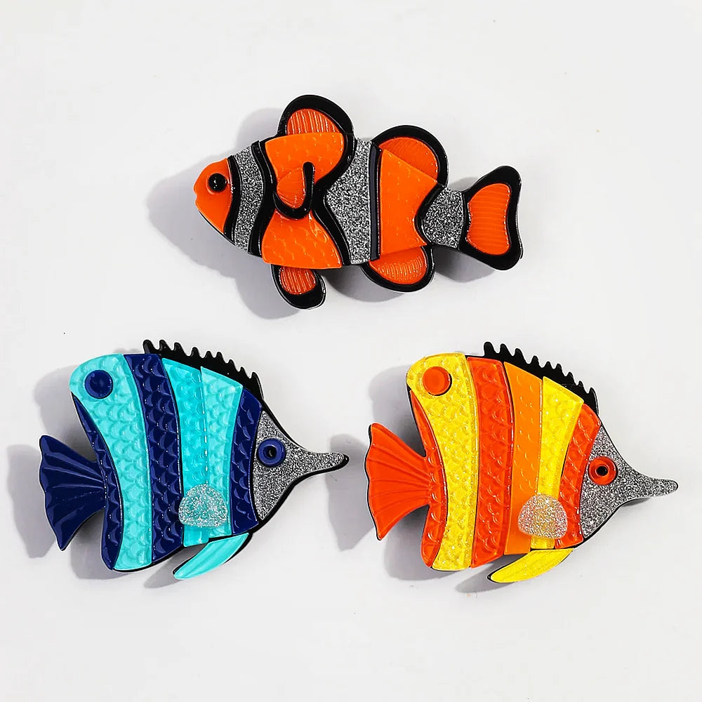 Fin Flair Brooch - 3 variants - Hello Baabs