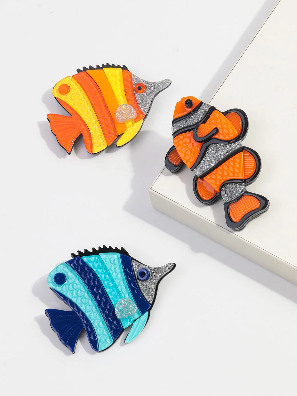 Fin Flair Brooch - 3 variants - Hello Baabs