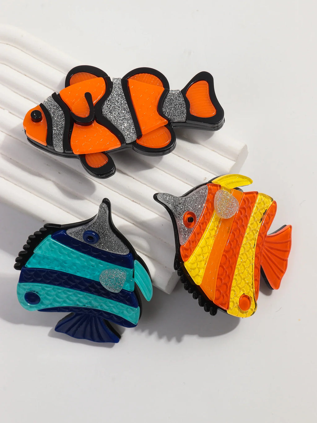 Fin Flair Brooch - 3 variants - Hello Baabs