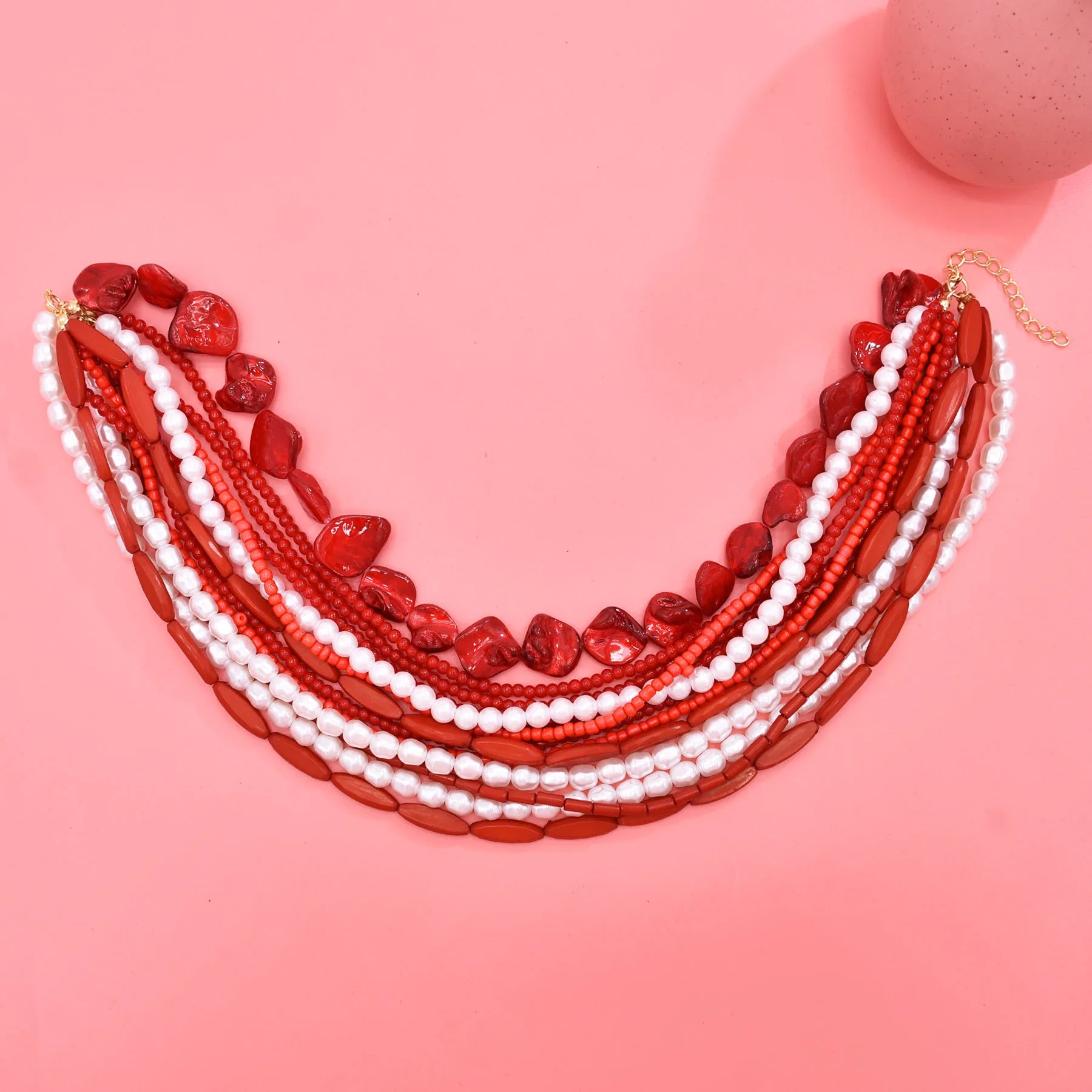 Fire & Frost Beaded Choker - hello baabs 