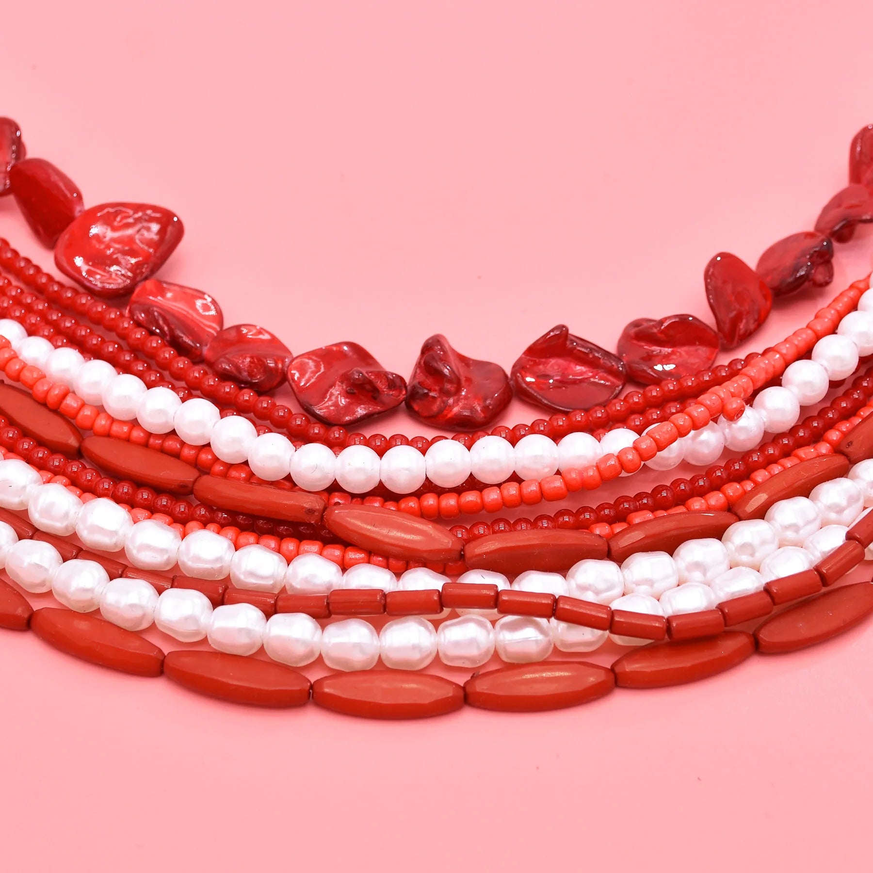 Fire & Frost Beaded Choker - hello baabs 