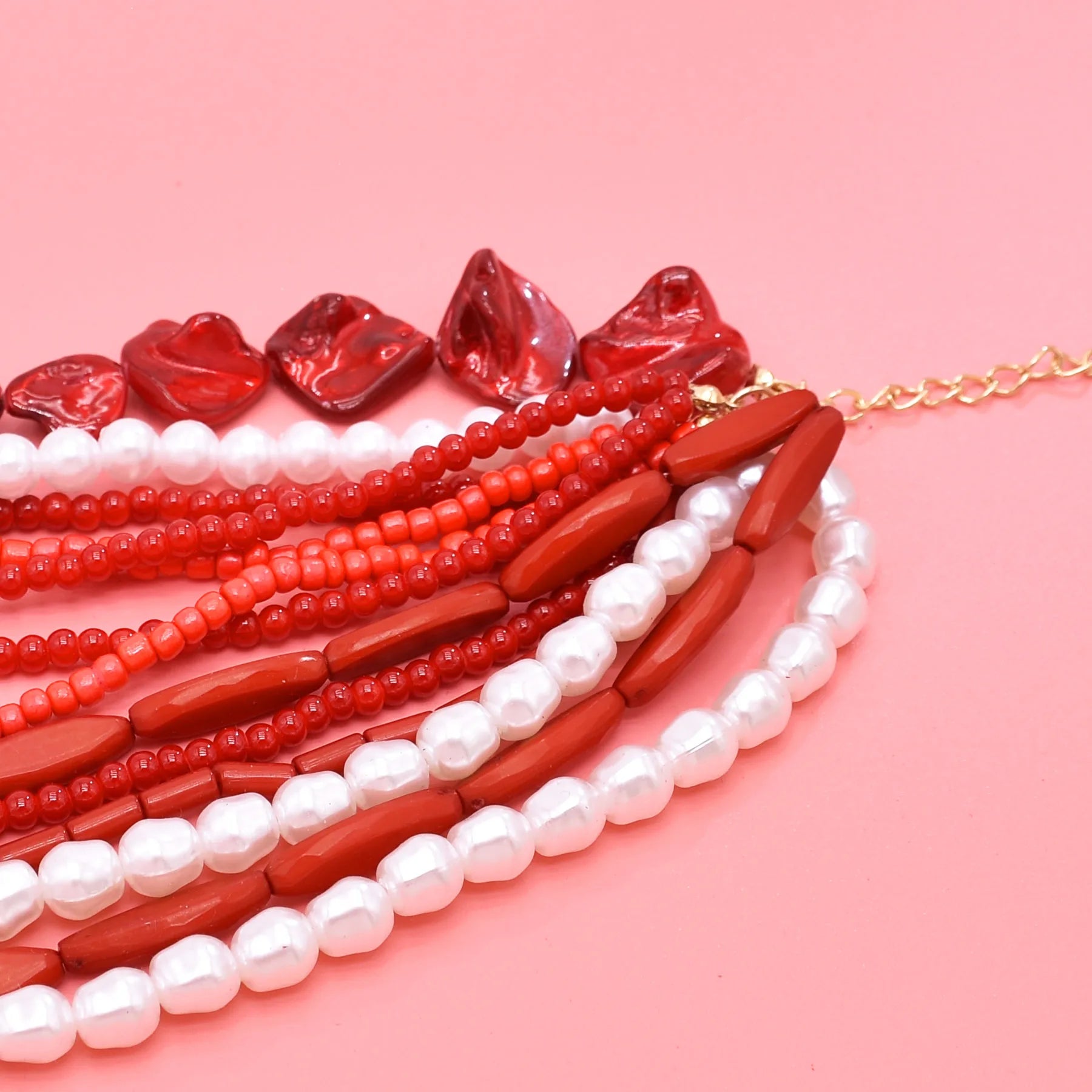 Fire & Frost Beaded Choker - hello baabs 