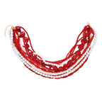 Fire & Frost Beaded Choker - hello baabs 