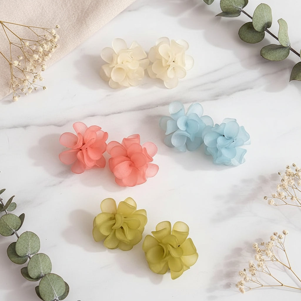 Fleur Pop Earrings - 4 colors - Hello Baabs