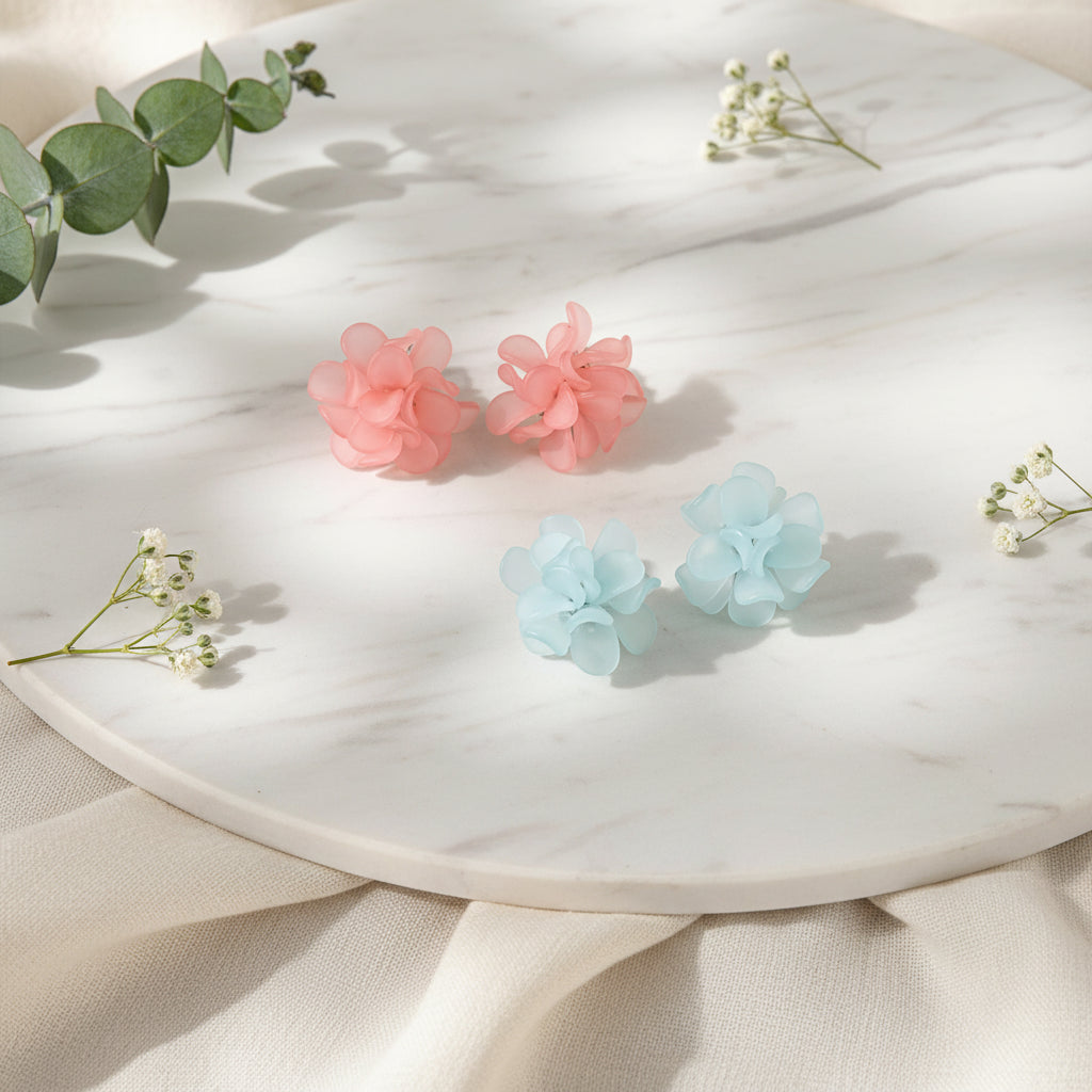 Fleur Pop Earrings - 4 colors - Hello Baabs