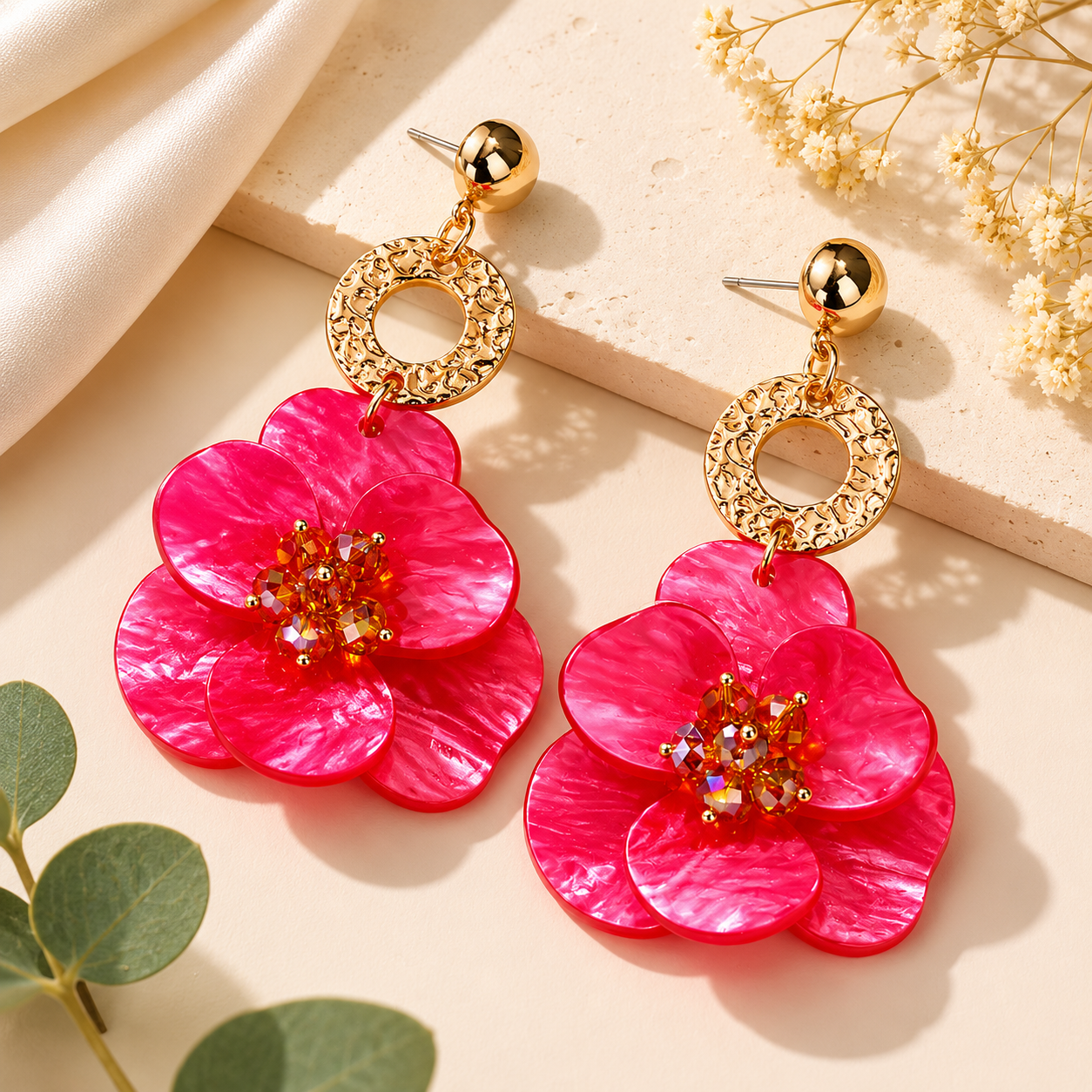 Flora Flicker Dangles - 7 colors - Hello Baabs