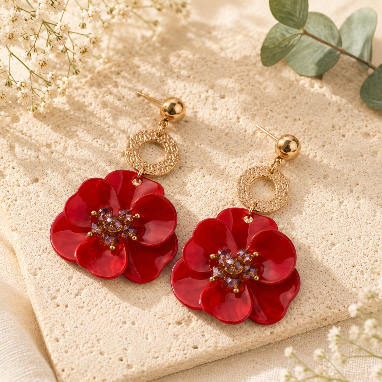 Flora Flicker Dangles - 7 colors - Hello Baabs