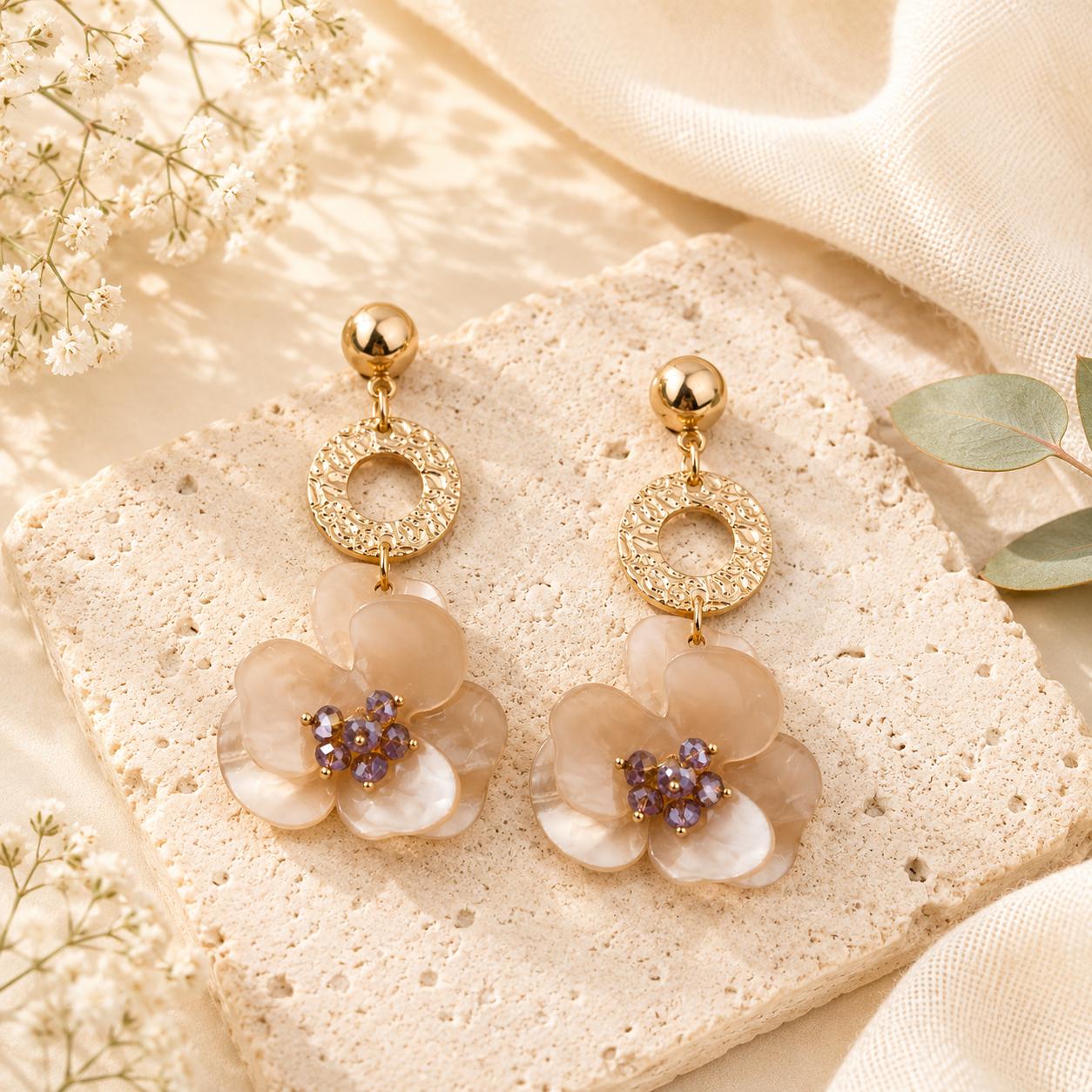 Flora Flicker Dangles - 7 colors - Hello Baabs