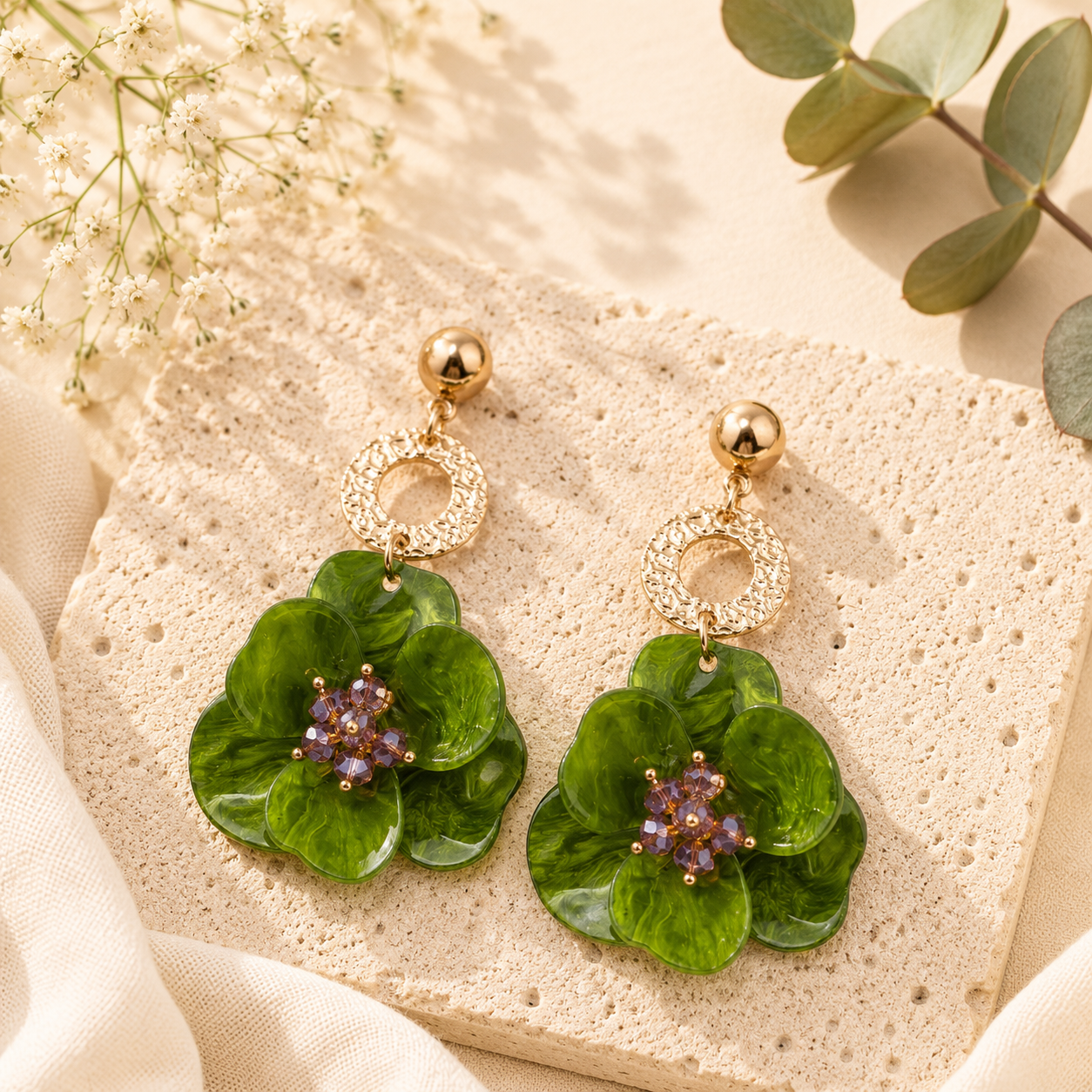 Flora Flicker Dangles - 7 colors - Hello Baabs