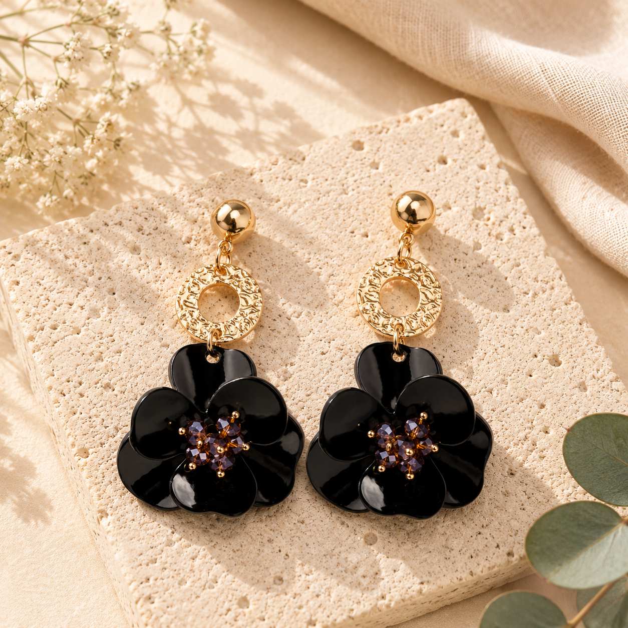 Flora Flicker Dangles - 7 colors - Hello Baabs