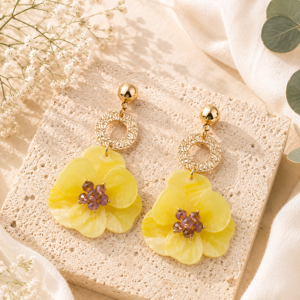 Flora Flicker Dangles - 7 colors - Hello Baabs