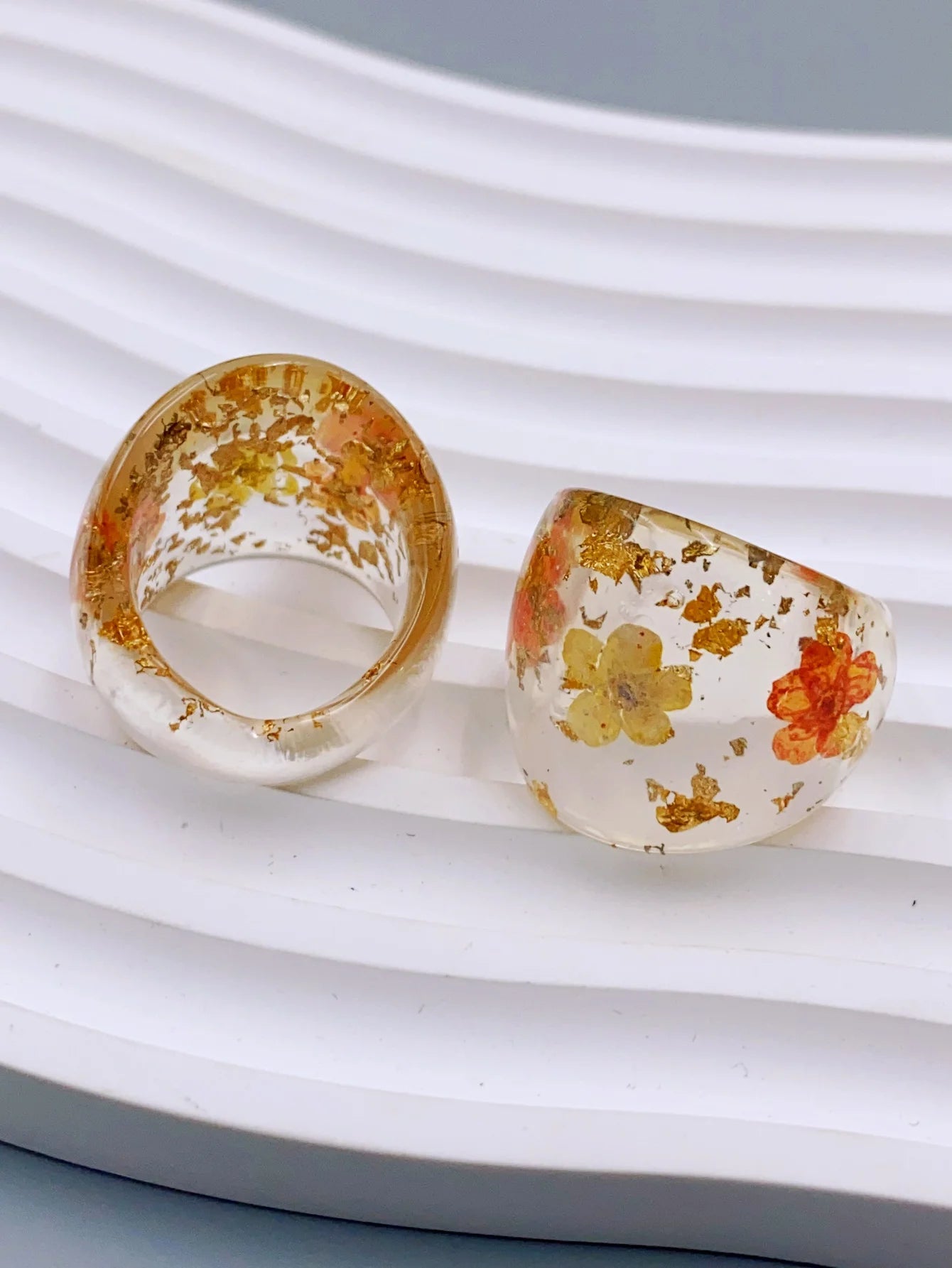 Flora Freeze Ring (size 6.5) - 10 variants - hello baabs 