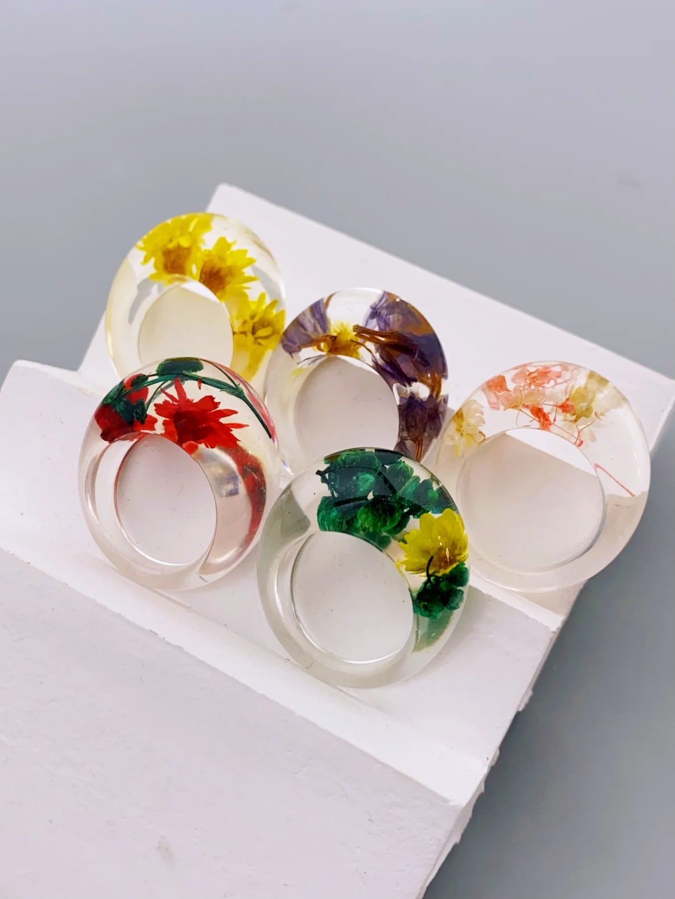 Flora Freeze Ring (size 6.5) - 5 variants - Hello Baabs LLC 