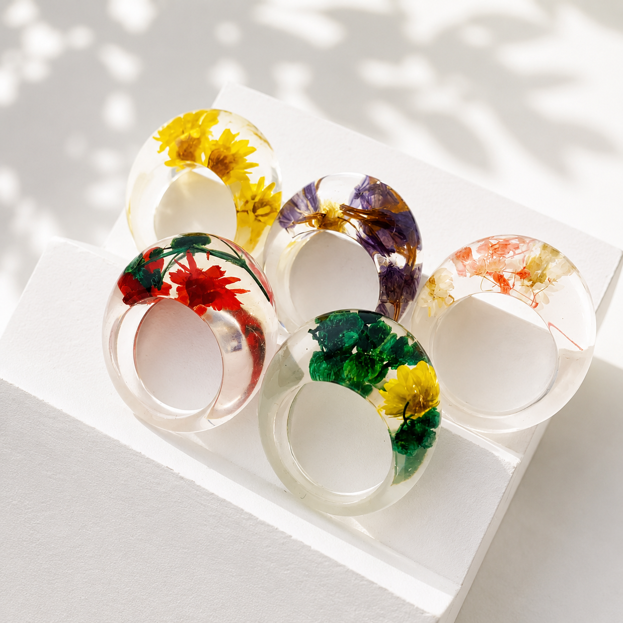 Flora Freeze Ring (size 7) - 5 variants - Hello Baabs