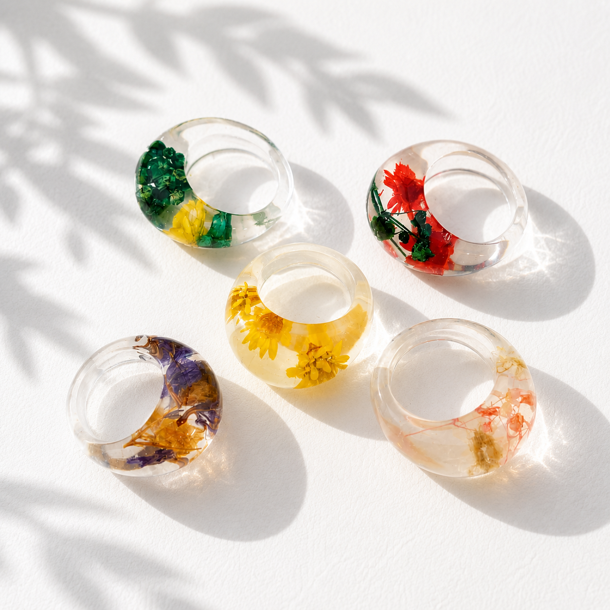 Flora Freeze Ring (size 7) - 5 variants - Hello Baabs
