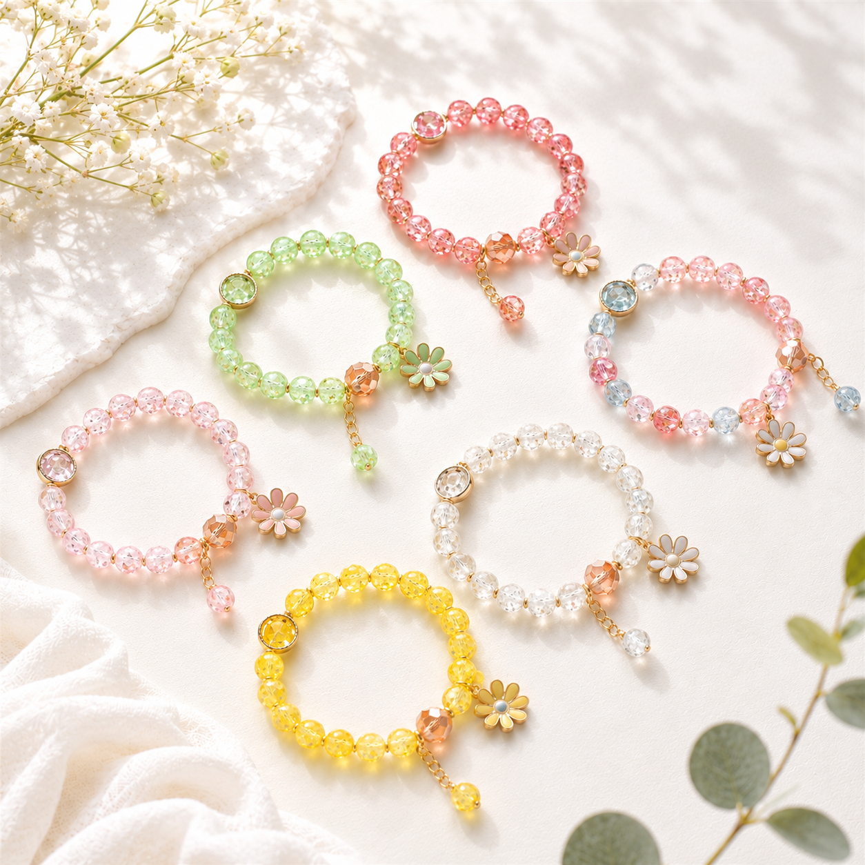 Flora Pop Bracelet - 6 colors - Hello Baabs