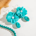 Flora Stone Set Necklace & Earrings Set - Hello Baabs LLC 