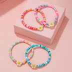 Floral Fiesta 4pc Stretch Bracelet Set - Hello Baabs LLC 