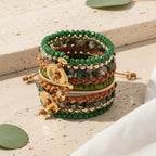 Forest Rhythm Bracelet Stack - 2 colors - Hello Baabs