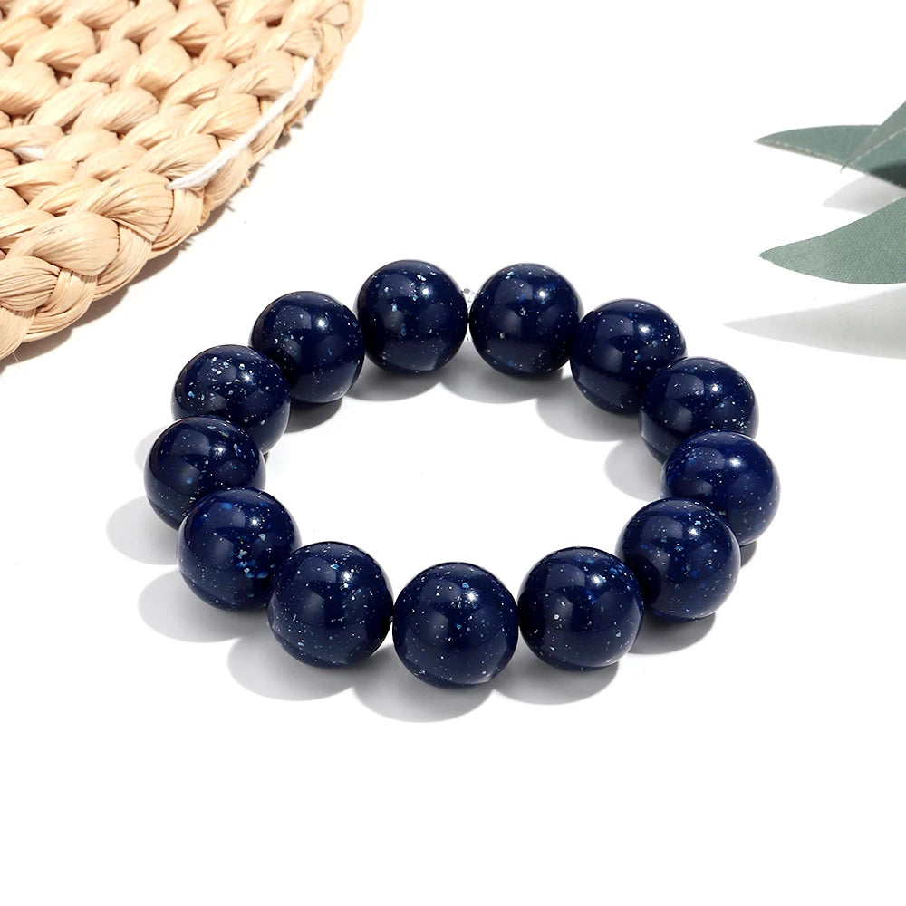 Free Spirit Marble Stretch Bracelet - 14 colors - Hello Baabs LLC 