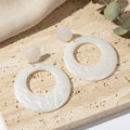 Frosted Orbit Hoops - Hello Baabs
