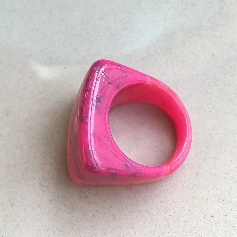 Fuchsia Frenzy Ring (size 8) - Hello Baabs LLC 