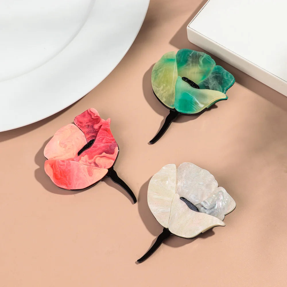 Garden Glam Brooch - 3 colors - Hello Baabs LLC 