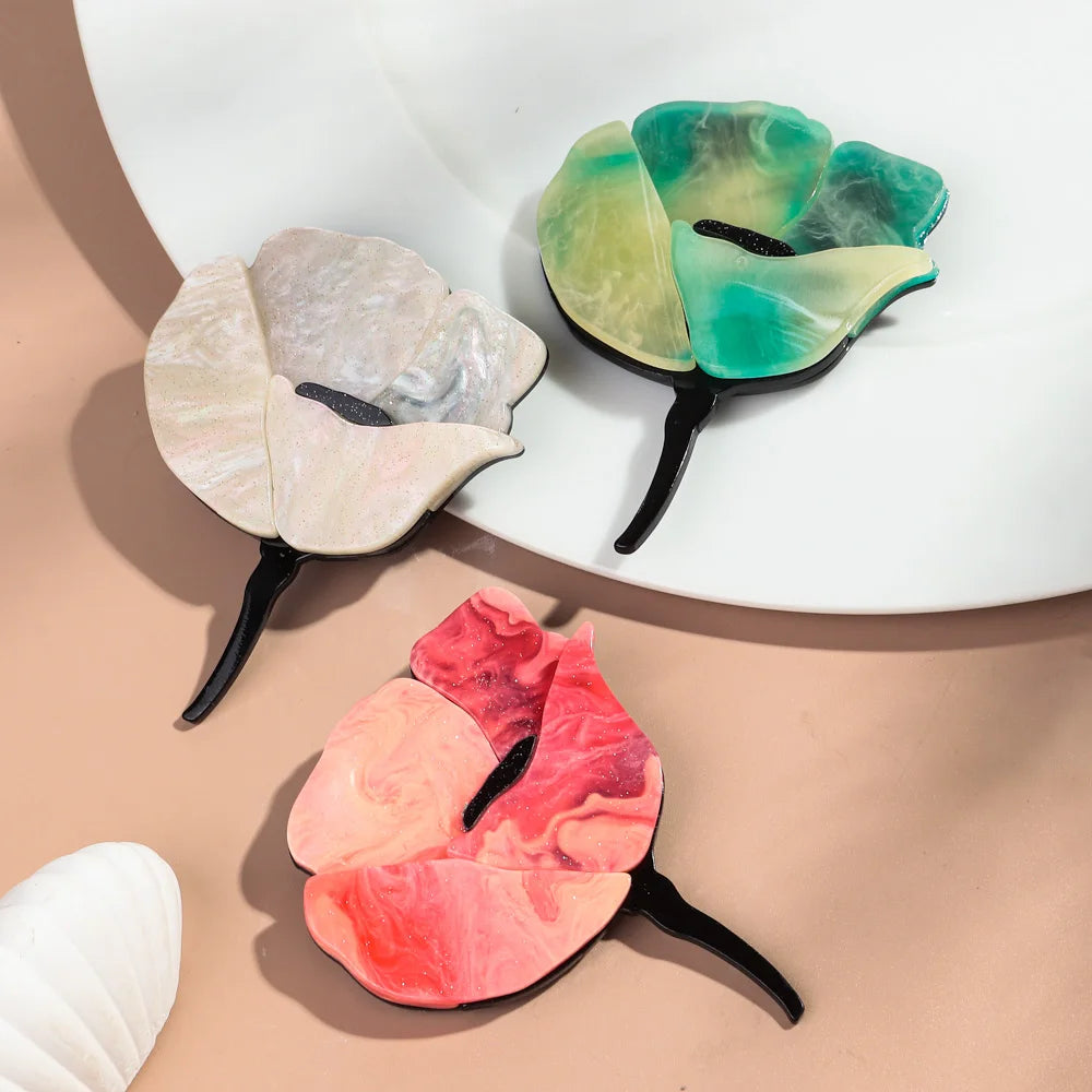 Garden Glam Brooch - 3 colors - Hello Baabs LLC 