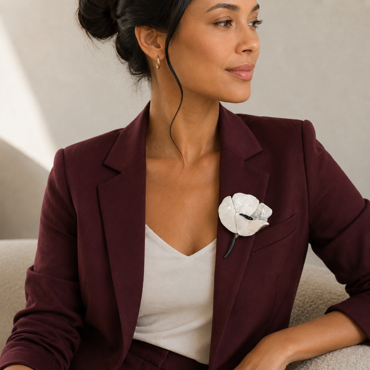 Garden Glam Brooch - 3 colors - Hello Baabs LLC 
